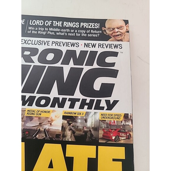 Vintage Electronic Gaming Monthly Magazine January 2004 No174 206 pages - Picture 5 of 9